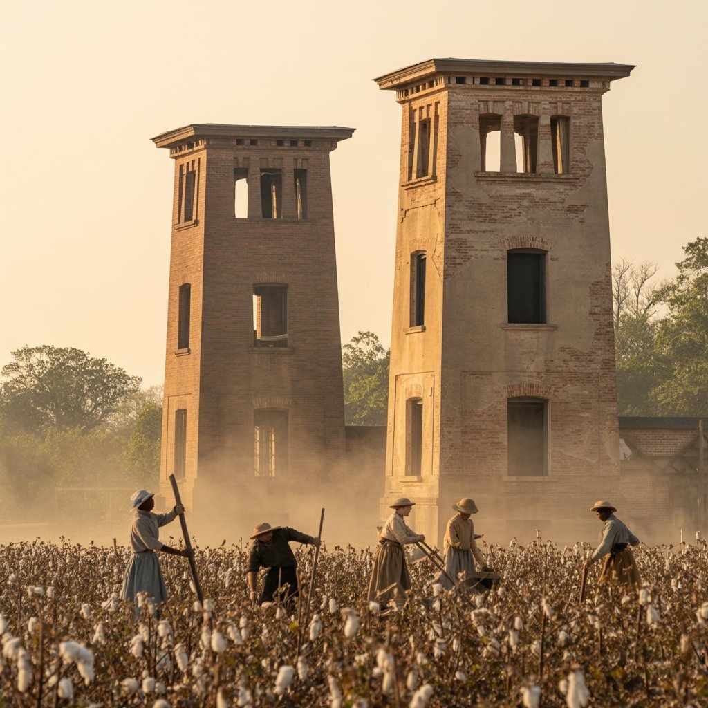 Guard towers Mississippians used for defense and cultural practices
