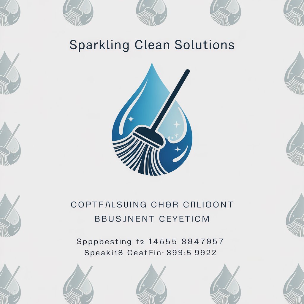 Cleaning services business cards design template with logo and contact info