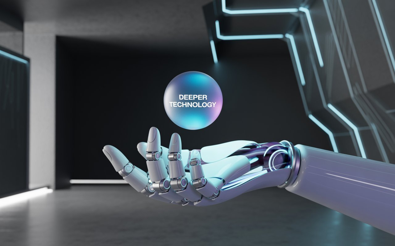 AI circuits and biotech visuals representing deeper technology innovation
