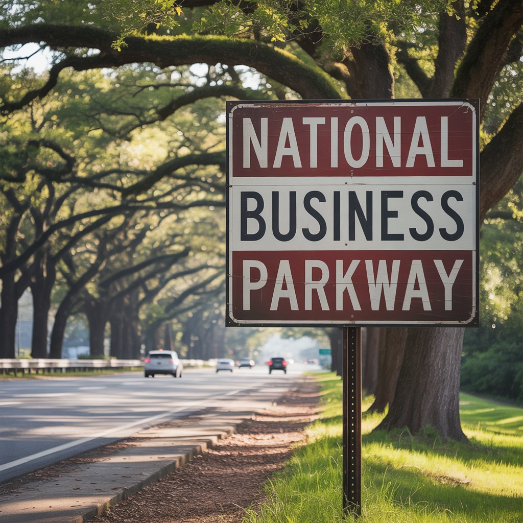 Secure office campus and high-tech buildings in National Business Parkway