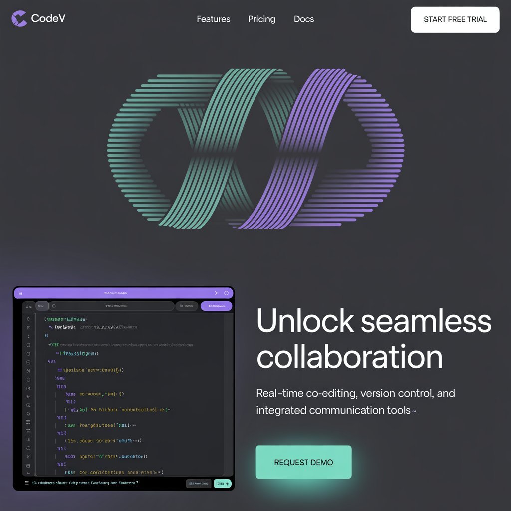 Team working together on co development software in a modern workspace